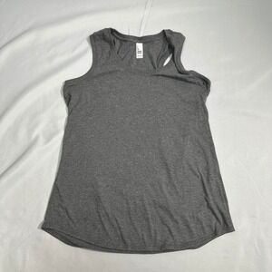 NWT District Perfect Tri Tank‎ Top Women Large Grey Racerback Athleisure Basic